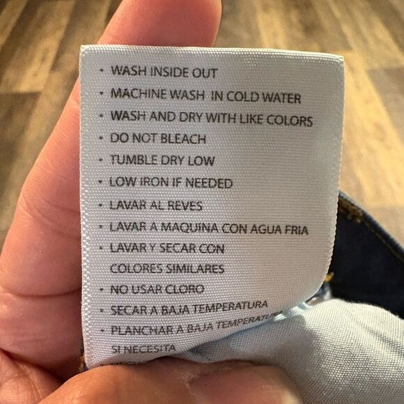 Kancan Womens Skinny Jeans‎ Distressed Dark Wash Stretch Denim XL - Picture 6 of 6